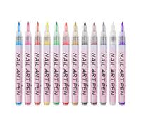 Feutre pinceau pour dessin, peinture, pointillisme, manucure à domicile (3 ml) (13.5cm)