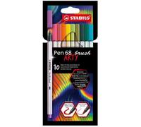 STABILO Feutre de qualité supérieure Pen 68 Brush ARTY