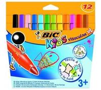 BIC Kids VisaColor Boîte de 12 Feutres de Coloriage XL Violet