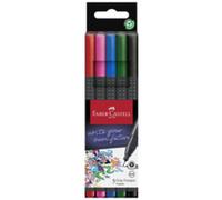 Feutre pointe fine - FABER-CASTELL - GRIP FINEPEN - Étui de 30 - Pointe 0 4 mm - Lavable sur tissus