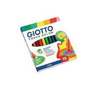 Giotto Feutres Turbo Color – Pointe moyenne – Étui de 12