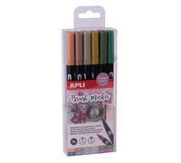 Feutre Pointe Pinceau Et Ronde 12 Vintage