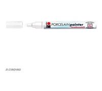 Marabu Marqueur porcelaine Porcelain Painter – Pointe 1-2 mm – Blanc