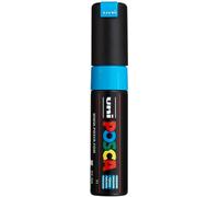 UNI-BALL Marqueur Pte large biseautée POSCA PC8K 8mm Turquoise Fluo