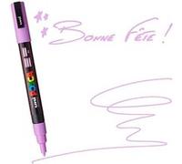 uni-ball Posca 186538 Marqueur à pointe ogive fine 0,9-1,3 mm Violet lavande