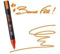 Posca Marqueur PC5M Orange fluo Pointe conique moyenne