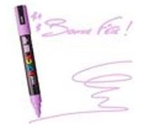 uni-ball Marqueur Posca 182538 – Pointe ogive, largeur de trait 1,8–2,5 mm, lavande