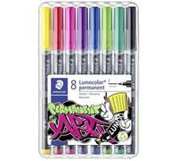 Feutre Pour Transparent - Staedtler - 318 Wp8-1 - Trié Par Couleur - Pointe Fine - Indélébile - Opaque