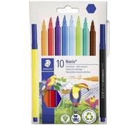 Feutre - Staedtler - Noris - Etui De 10 - Pointe Bloquée - Encre Lavable - Mixte