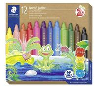 Feutre - STAEDTLER - Noris junior - 12 feutres - Pointe ogive épaisse - Couleurs assorties