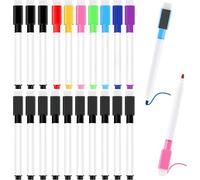 Feutre Tableau Bblanc Effacable Stylo De Tableau Blanc Avec Gomme 20 Pcs Feutre Effacable Blanc Magnetique Stylo Effaçable Ardoise Effacable Magnetique Pour Maison L'école