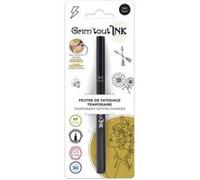 feutre tatouages éphémères pointe fine noir - générique gt42530 Noir G