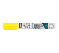 Pébéo Marqueur pour tissus 803402 7A Pointe pinceau 1 mm Jaune