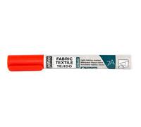 Feutre textile - PEBEO - 7A marqueur tissus clairs - Pointe pinceau fine de 1 mm - Indélébile - Opaque