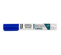 Pébéo Marqueur pour tissu 803408 7A pointe pinceau 1 mm Bleu