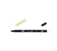 Feutre - Tombow - ABT Dual Brush Pen - Couleur 090 lemoncream - Double pointe - À l'unité