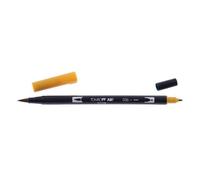 Feutre - TOMBOW - DUAL BRUSH PEN ABT - Jaune doré - 2 pointes (fine et large) - Mixte