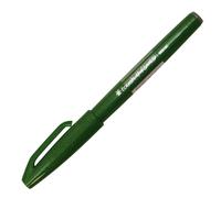 Feutre vert Pentel Fude Touch Sign Pen comme un coup de pinceau (SES15C-D)