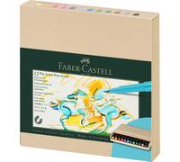 Feutres à dessin - Faber-Castell - Pitt Artist Pen - Brush - Boîte de 12 couleur