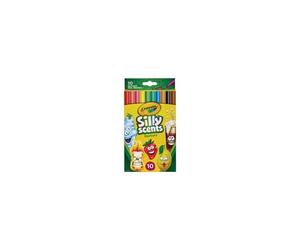 Feutres à dessiner - AC-DÉCO - Silly scents - Pochette de 10 - Lavables - Parfums variés