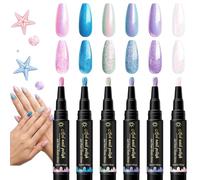 Feutres À Ongles 6 Pièces De Marqueurs Chatoyants Et Nacrés