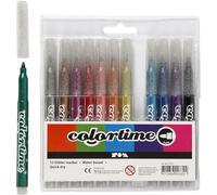 Creotime Feutres à paillettes Colortime