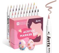 Feutres À Perylic Arrtx - 30 Nuances De Chair - Pointe Pinceau Pour Dessin, Roches, Bois, Toile - Artistes, Loisirs Créatifs (Diy)