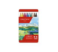 Feutres aquarellables - CARAN d'ACHE - Fibralo - Pack de 10 - Pointe moyenne - Couleurs assorties