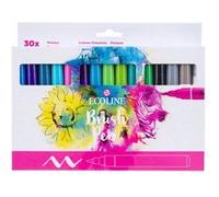 Feutres - Aquarelle - Dessin - Croquis - 30 couleurs primaires - Ecoline