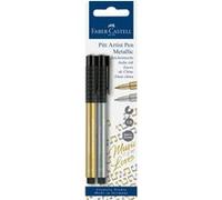 Faber-Castell Stylo A Encre Pitt Artist Pen - Or Et Argent