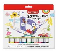 Feutres Bruynzeel Double Pointers 20 Pièces G