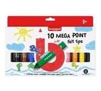 Feutres Bruynzeel Mega Point 10 pièces G