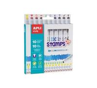 APLI Feutres Color Et Stamps
