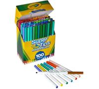 Crayola Set 100 Super Tips Washable Markers Multicolore