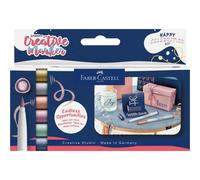 Faber-Castell Set de 6 marqueurs Goldfaber – stylos pinceaux indélébiles Multicolore