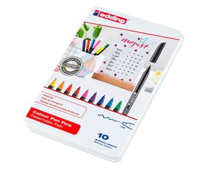 Feutres dans un boÃ®te en mÃ©tal 1200 assortis edding (x10) Multicolore TU