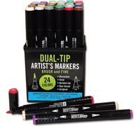 Feutres d'art double face Peter Pauper Press 24 couleurs