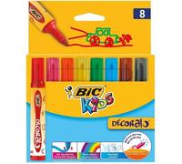 Feutres de coloriage - BIC - Deoralo - Pointe Extra-Large - Encre Lavable - Multicolore