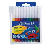 Feutres de coloriage Colorella® Star Triangular C303, assortis, boîte de 10 pièces