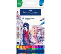 Feutres de coloriage - Faber-Castell - Goldfaber Aqua - 18 couleurs - Deux point