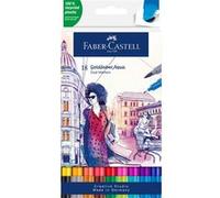 Feutres de coloriage - Faber-Castell - Goldfaber Aqua - 18 couleurs - Deux pointes