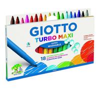 Giotto Feutres Turbo Maxi – Étui de 18 feutres