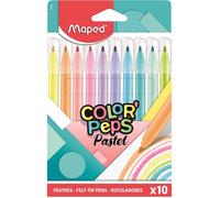 Feutres de coloriage - Maped - Color'Peps - Couleurs pastel - Mine résistante