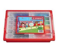 Feutres de coloriage - STABILO power max 96 - 12 couleurs - 96 feutres - Schoolpack G