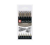 Sakura Pigma Micron stylo fin Noir 6 pièce(s)