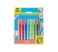 Feutres d'écriture - Paper Mate - Flair Original - 10 feutres - Assortiment de couleurs - Pointe 0.7mm