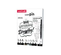 Uni-ball Coffret PIN 8 pièces – marqueurs calibrés 0,2 à 1,0 mm – Starter Kit NO2