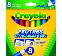 Crayola 8 Feutres Effaçables À Sec - Boîte Française