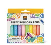 Feutres effet popcorn - TIGER TRIBE - COOL KIDS PROJECT - Encre gonflante 3D - Parfum pop-corn - 8 couleurs