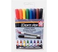 Feutres - Encre à alcool - Permanent - 8 couleurs - Double pointe - Sakura IdentiPen